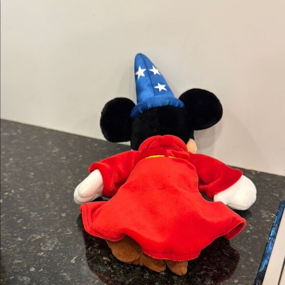 Disney Parks Sorcerer Mickey Mouse 13” Plush Stuffed Animal Fantasia Wizard Hat - Picture 6 of 9